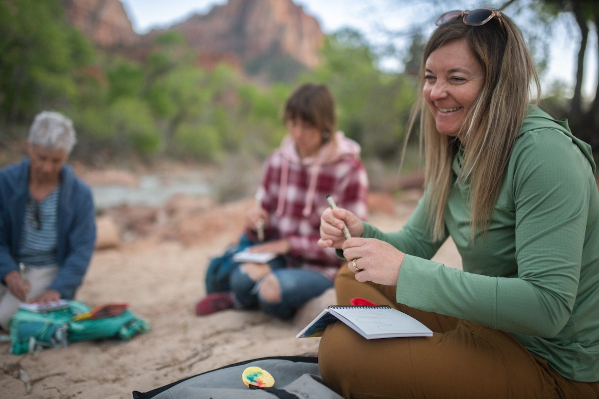 Watercolor Hike in Zion National Park