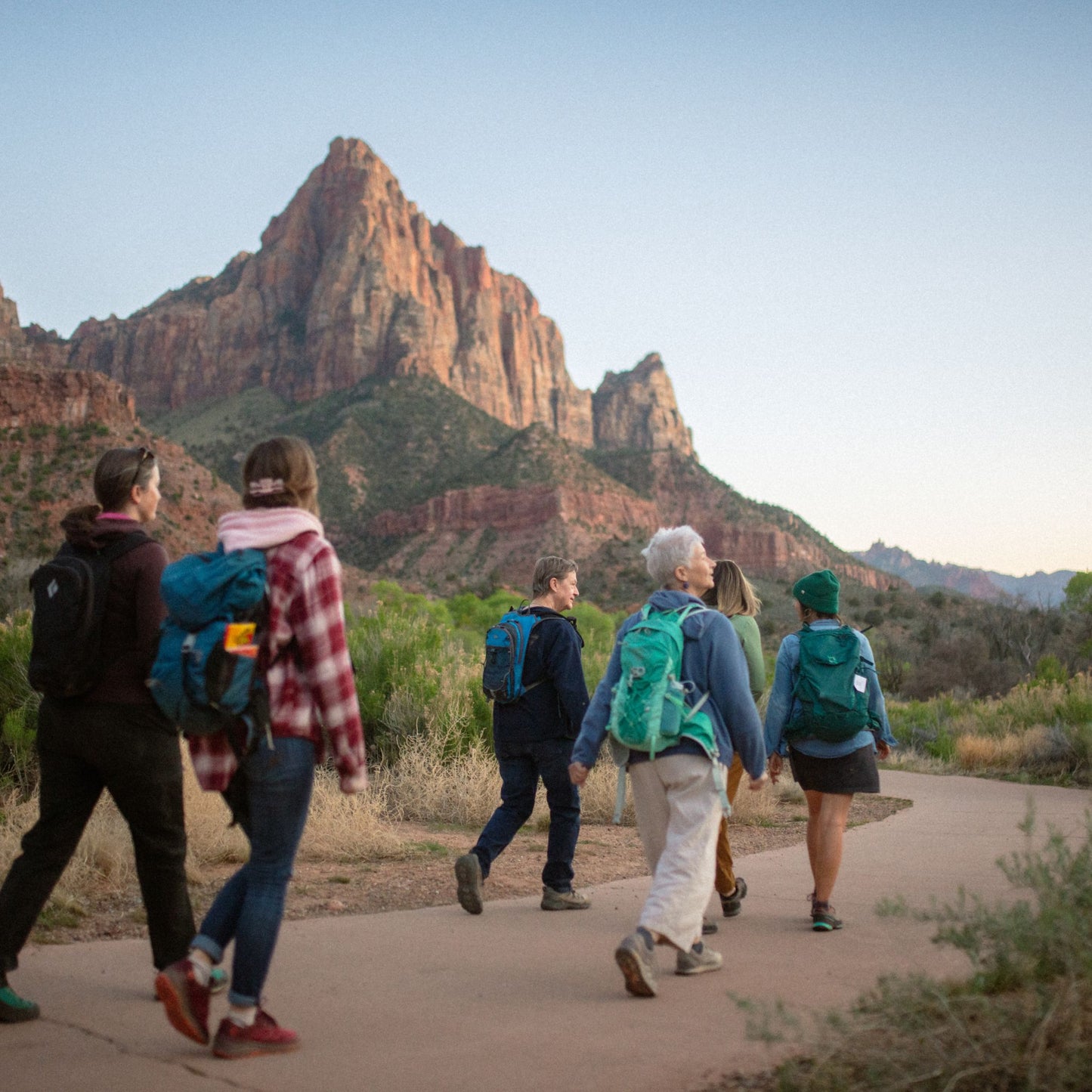 Watercolor Hike in Zion National Park