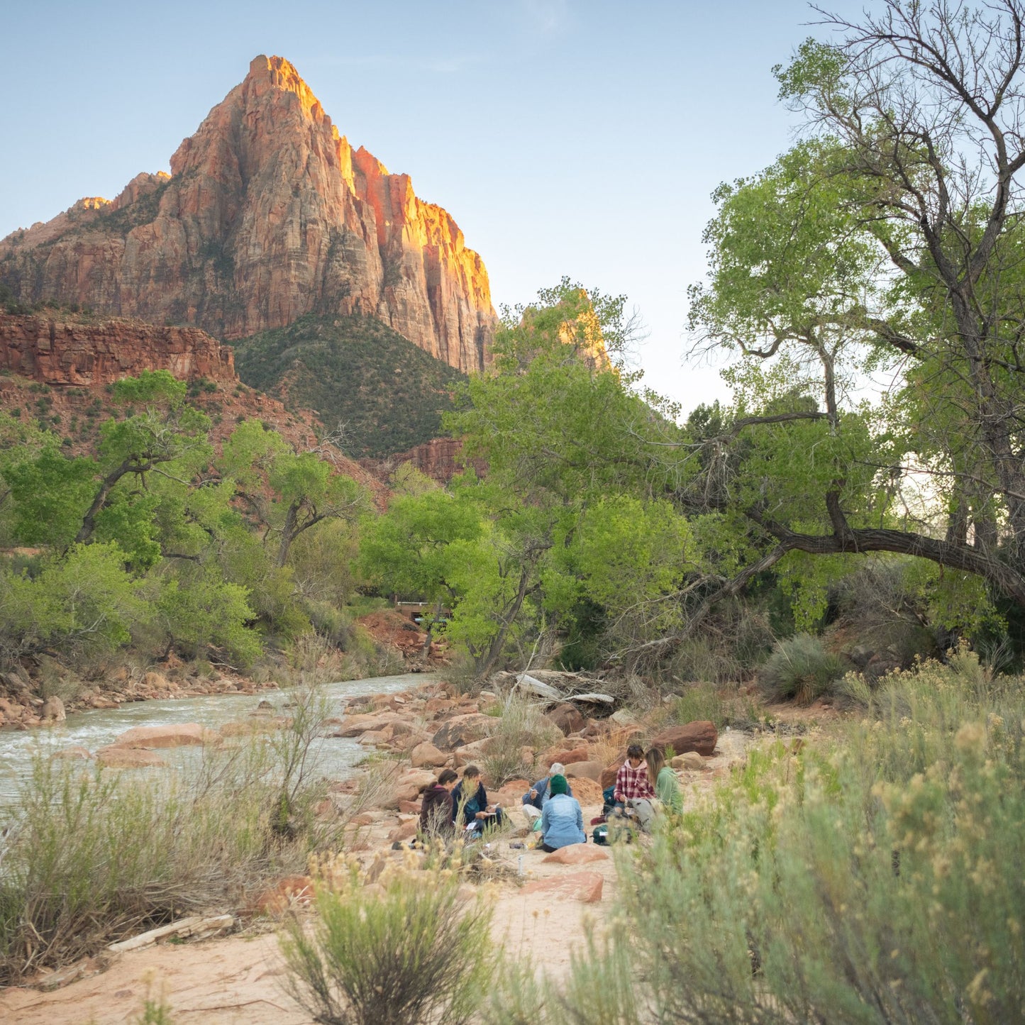 Watercolor Hike in Zion National Park